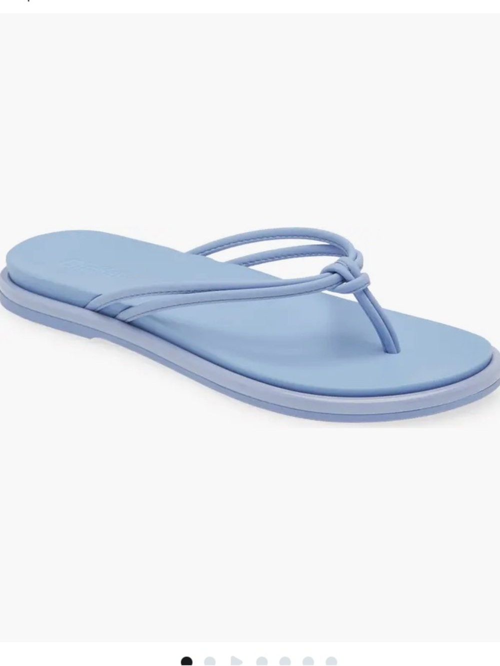 OluKai Women's Cloud Blue Aka Knotted Flip Flops Sandals 9